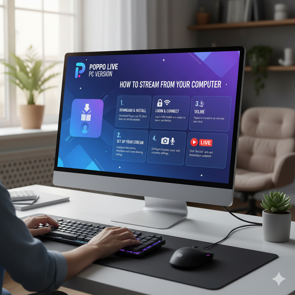 Poppo Live PC Version: How to Stream from Your Computer