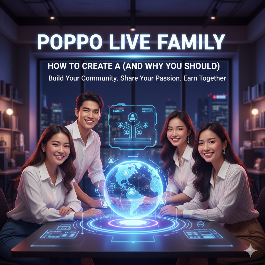 How to Create a Poppo Live Family (and Why You Should)
