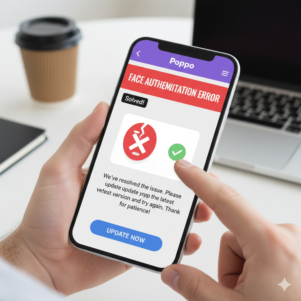 The "Face Authentication" Error on Poppo: Solved