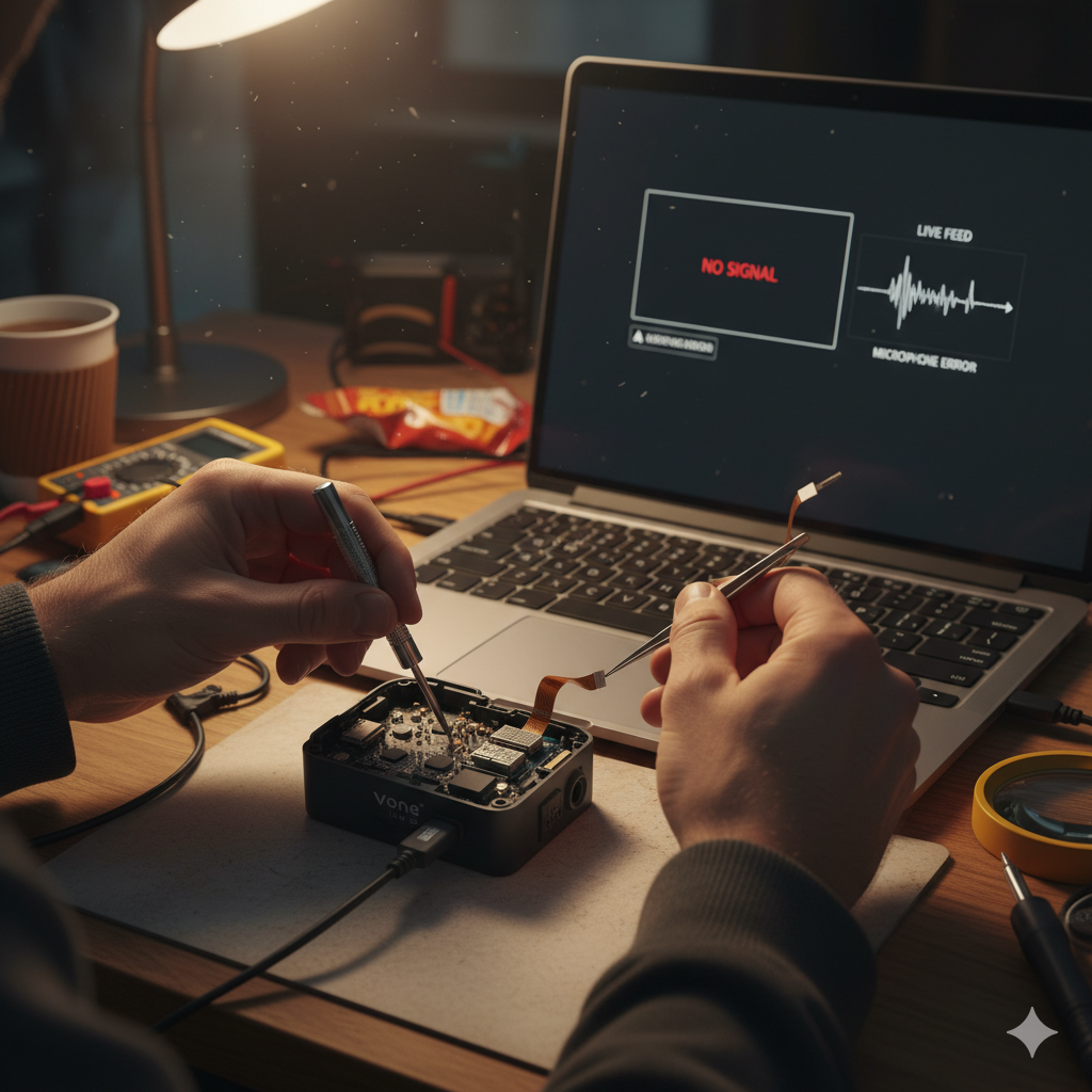 How to Fix Vone Live Camera Black Screen and Microphone Glitches Immediately