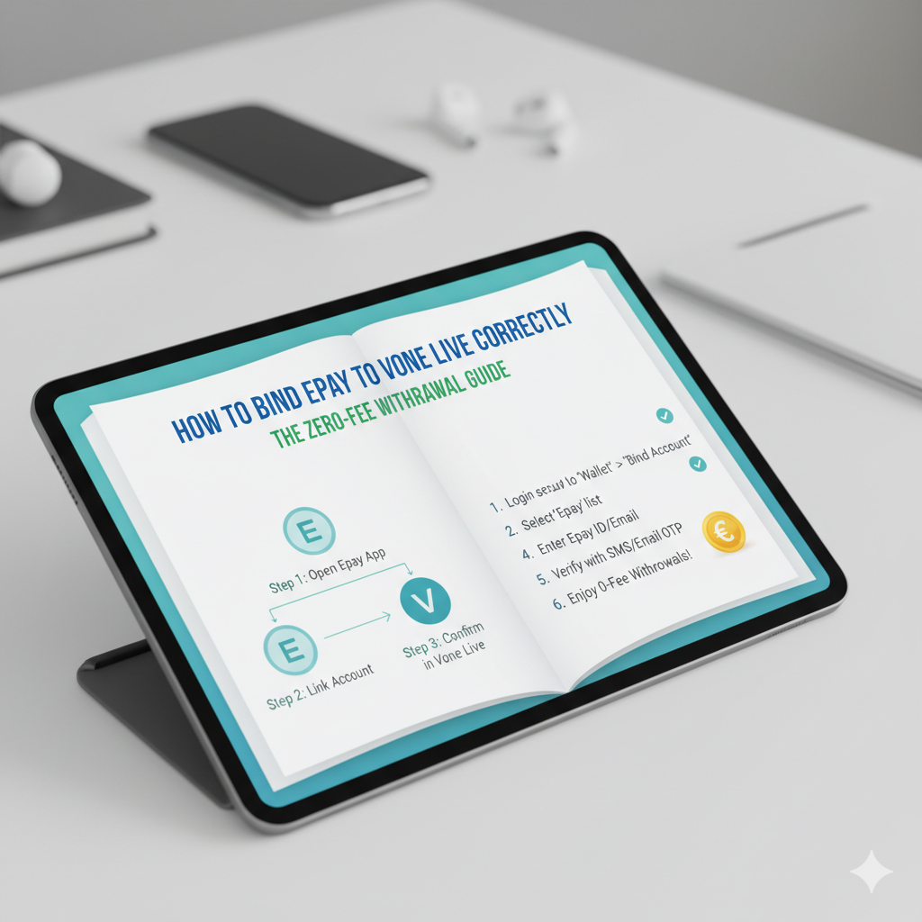 How to Bind Epay to Vone Live Correctly: The Zero-Fee Withdrawal Guide