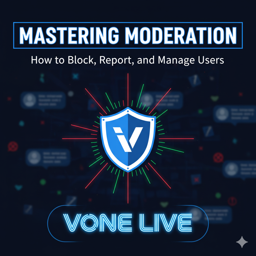 Mastering Moderation: How to Block, Report, and Manage Users on Vone Live
